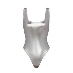 SKIMS Metallic Swim One Piece